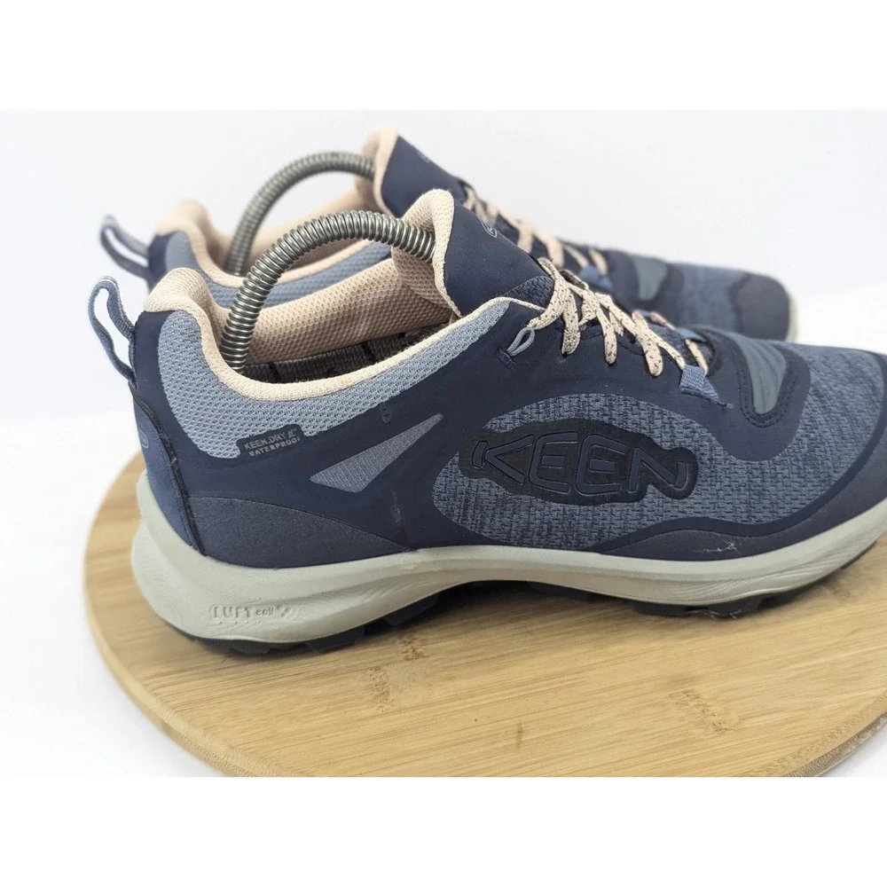 Keen Shoes Terradora Flex Low Waterproof Womans 10.5 Hiking Trail Sneakers Blue
